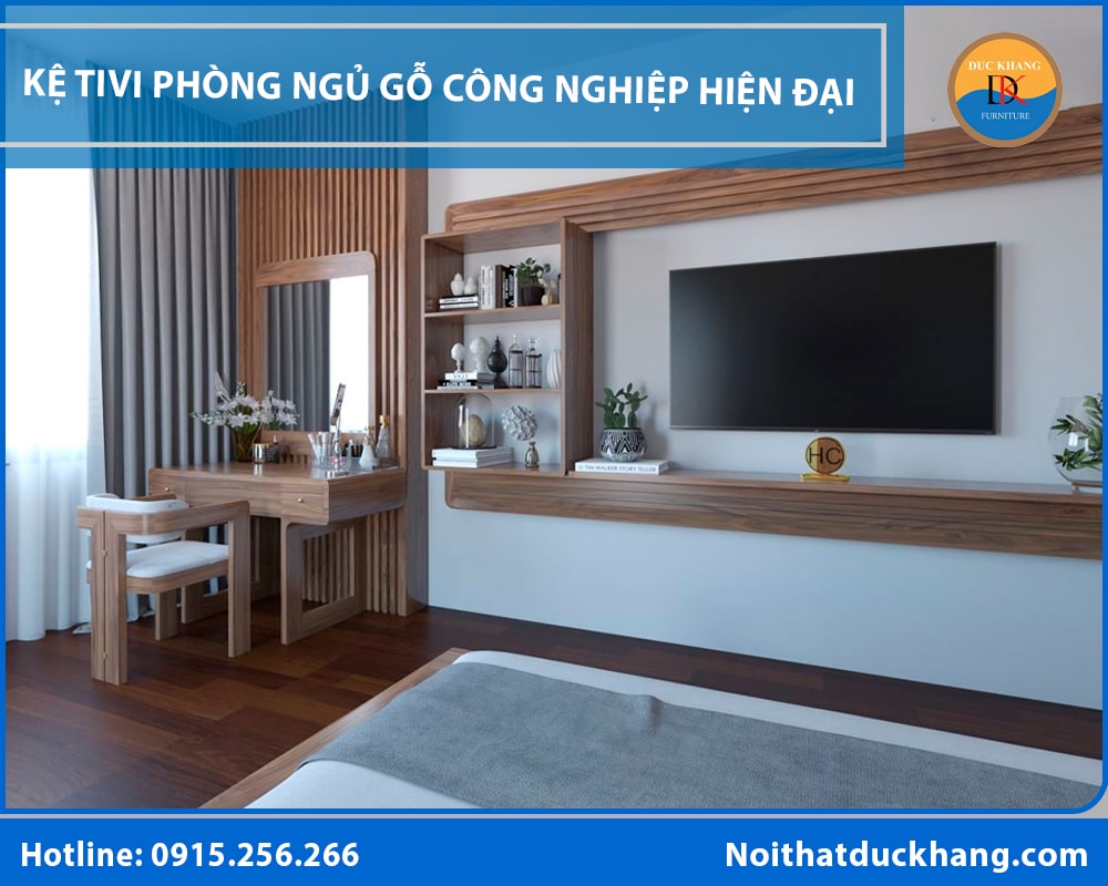 Kệ tivi phòng ngủ gỗ công nghiệp hiện đại Kệ tivi phòng ngủ gỗ công nghiệp hiện đại