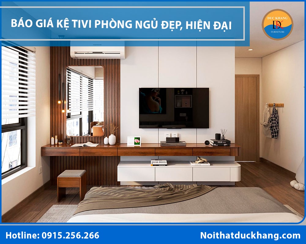 Báo giá kệ tivi phòng ngủ đẹp, hiện đại và tiện dụng 2025 Báo giá kệ tivi phòng ngủ đẹp, hiện đại và tiện dụng 2025