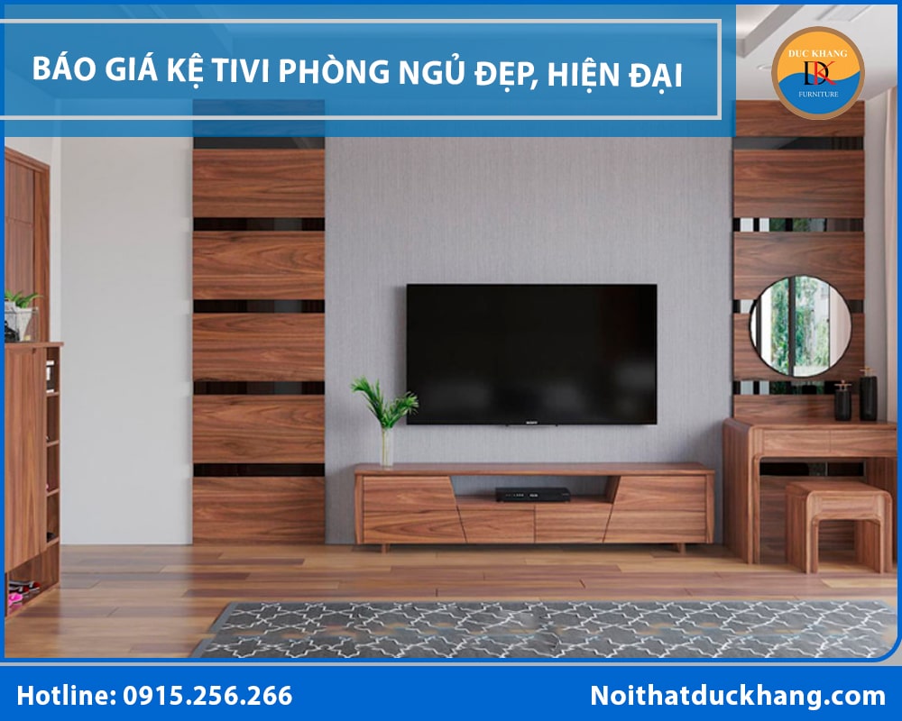 Báo giá kệ tivi phòng ngủ đẹp, hiện đại và tiện dụng 2025 Báo giá kệ tivi phòng ngủ đẹp, hiện đại và tiện dụng 2025