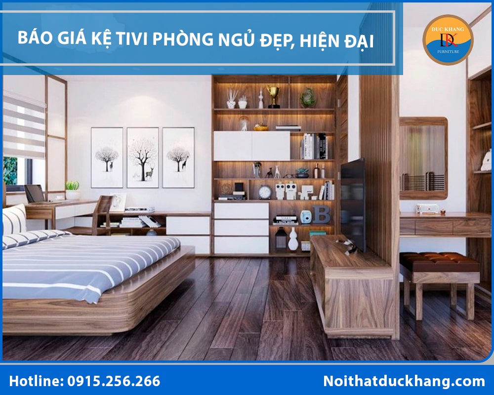 Báo giá kệ tivi phòng ngủ đẹp, hiện đại và tiện dụng 2025 Báo giá kệ tivi phòng ngủ đẹp, hiện đại và tiện dụng 2025