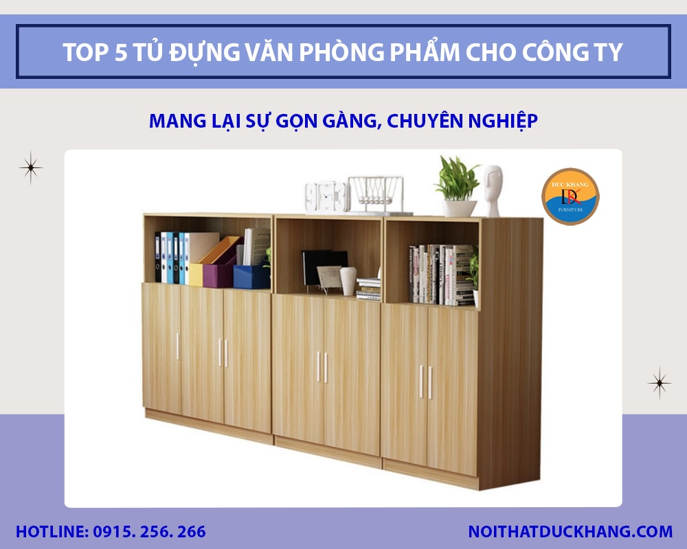 Top 5 tủ đựng văn phòng phẩm cho công ty - Cập nhật báo giá