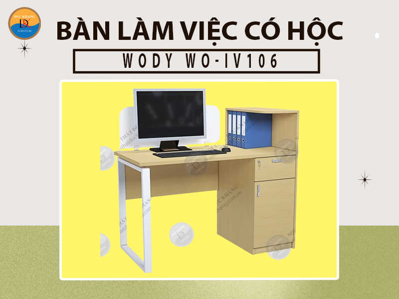 5 mẫu bàn làm việc có hộc dưới 2 triệu mới nhất tại Đức Khang