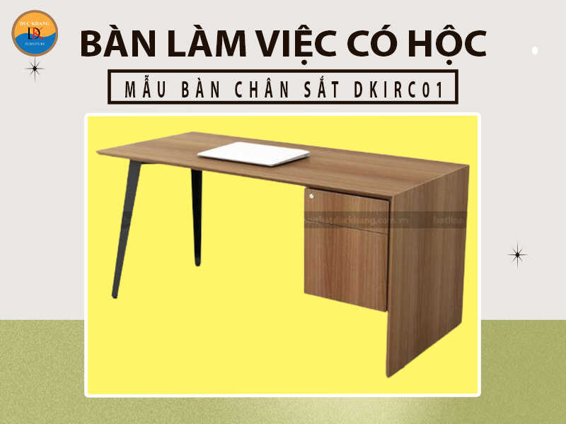 5 mẫu bàn làm việc có hộc dưới 2 triệu mới nhất tại Đức Khang