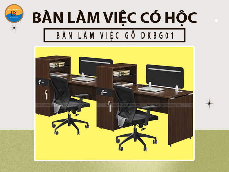 5 mẫu bàn làm việc có hộc dưới 2 triệu mới nhất tại Đức Khang