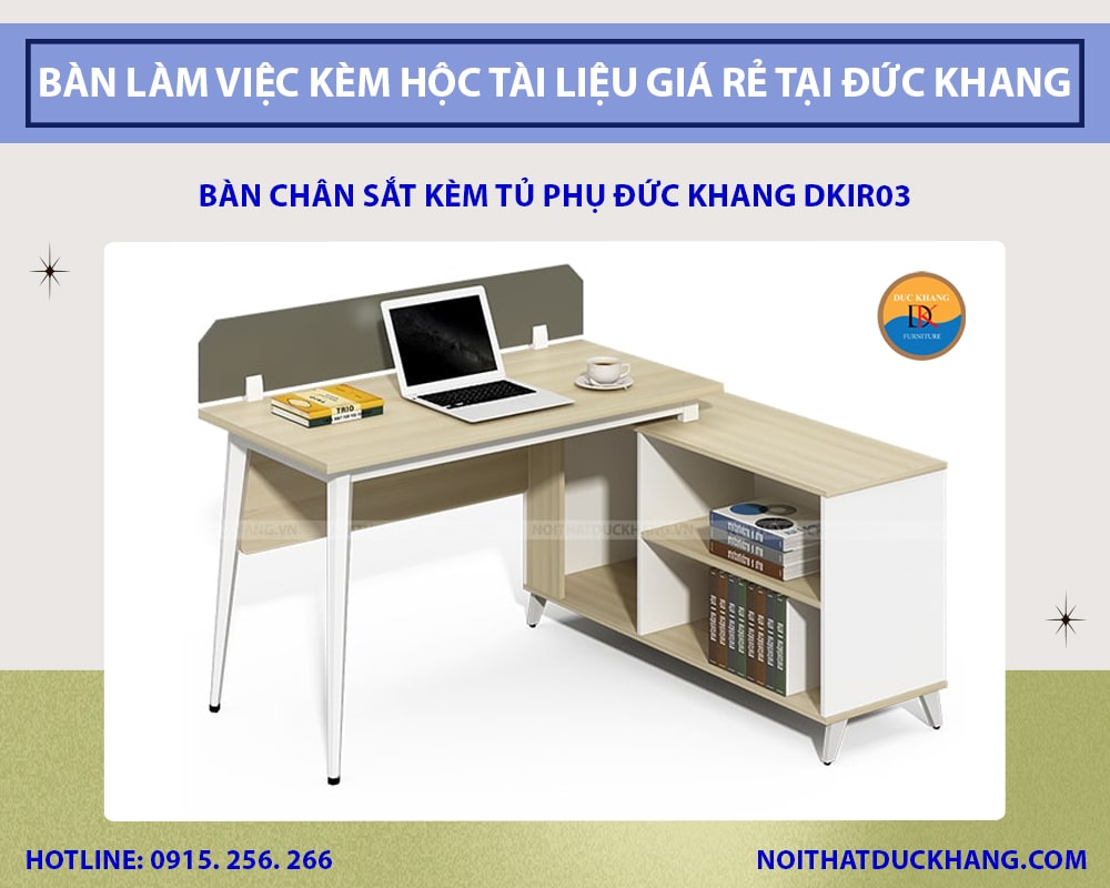 Bàn chân sắt kèm tủ phụ Đức Khang DKIR03 Bàn chân sắt kèm tủ phụ Đức Khang DKIR03