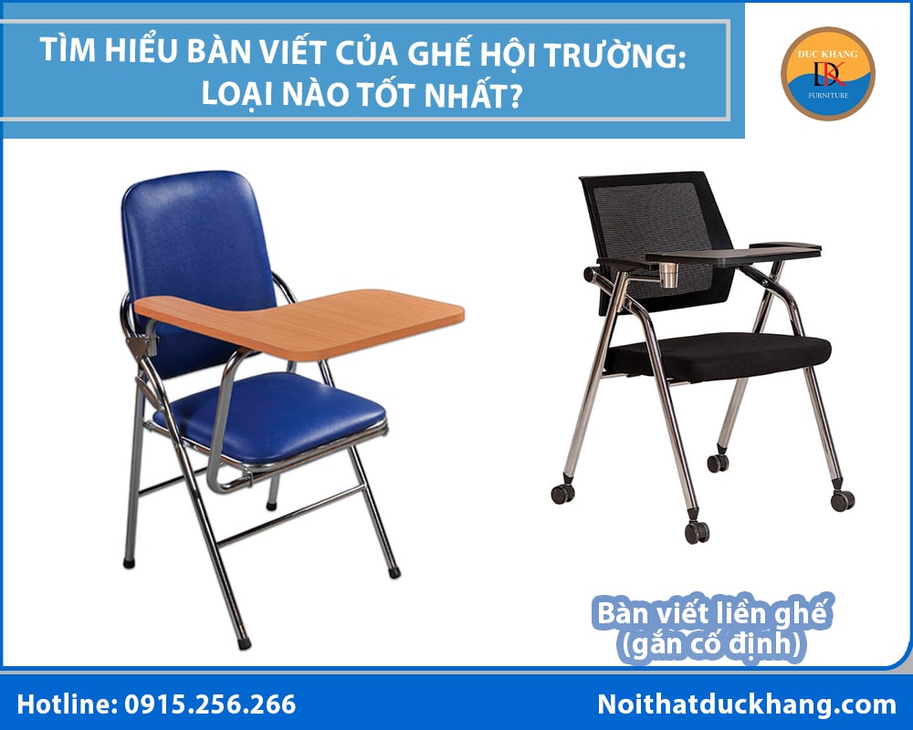 Bàn viết ghế hội trường liền ghế (gắn cố định) Bàn viết ghế hội trường liền ghế (gắn cố định)