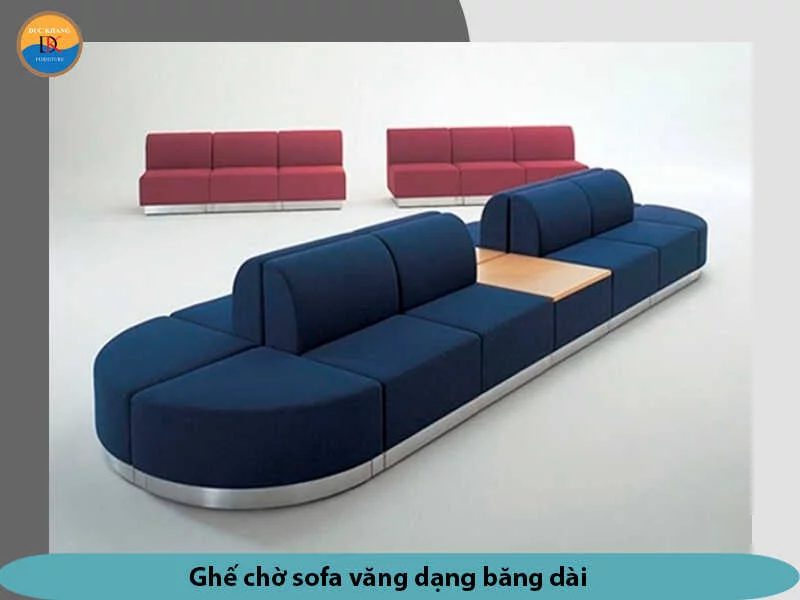 Ghế chờ sofa văng dạng băng dài
