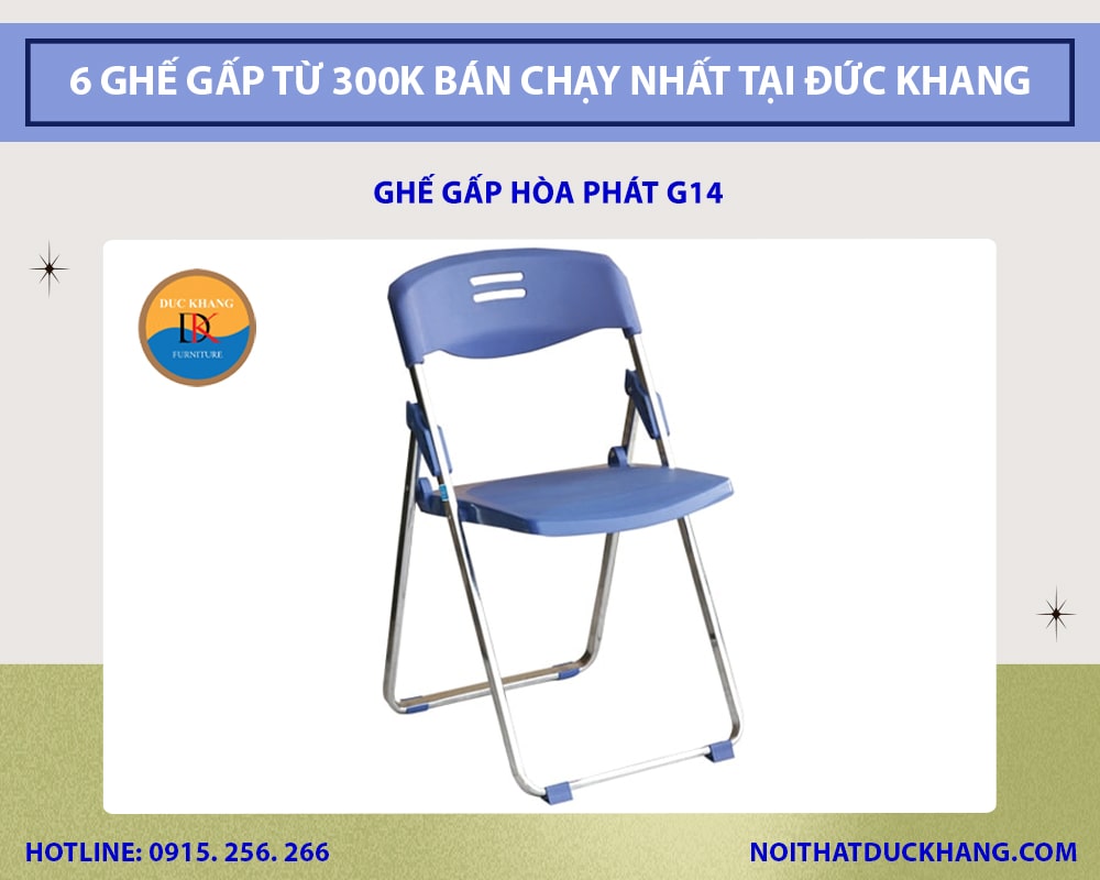 Ghế gấp Hòa Phát G14 Ghế gấp Hòa Phát G14