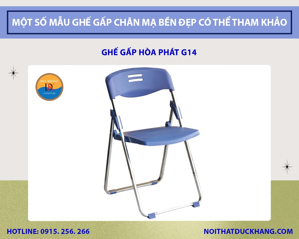 Ghế gấp Hòa Phát G14 Ghế gấp Hòa Phát G14