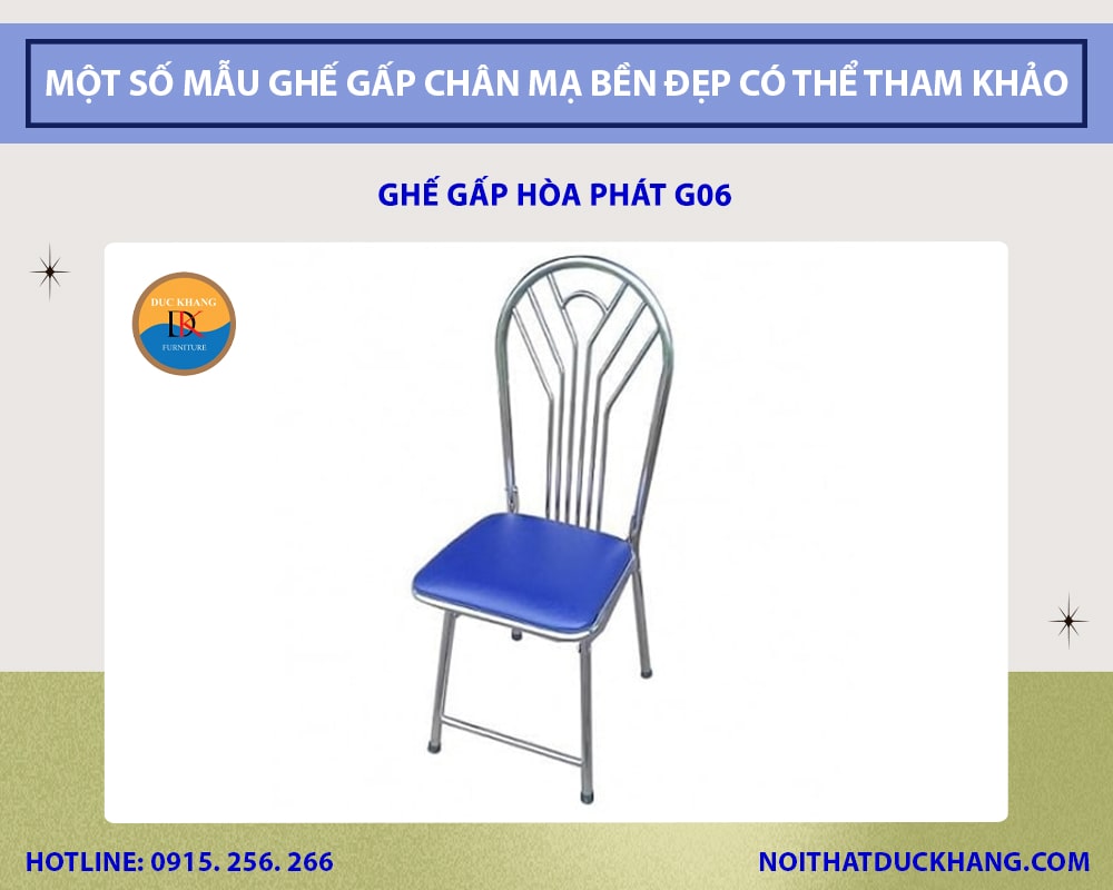 Ghế gấp Hòa Phát G06 Ghế gấp Hòa Phát G06