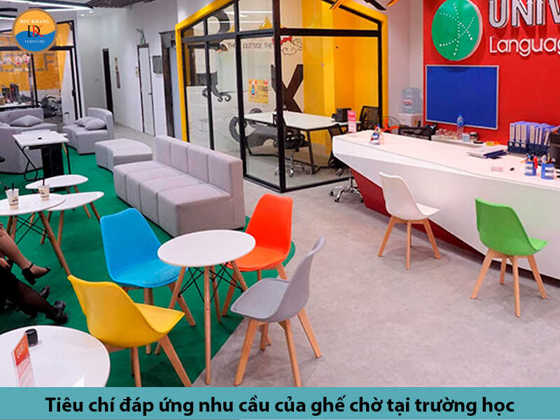 Tiêu chí đáp ứng nhu cầu của ghế chờ tại trường học Tiêu chí đáp ứng nhu cầu của ghế chờ tại trường học