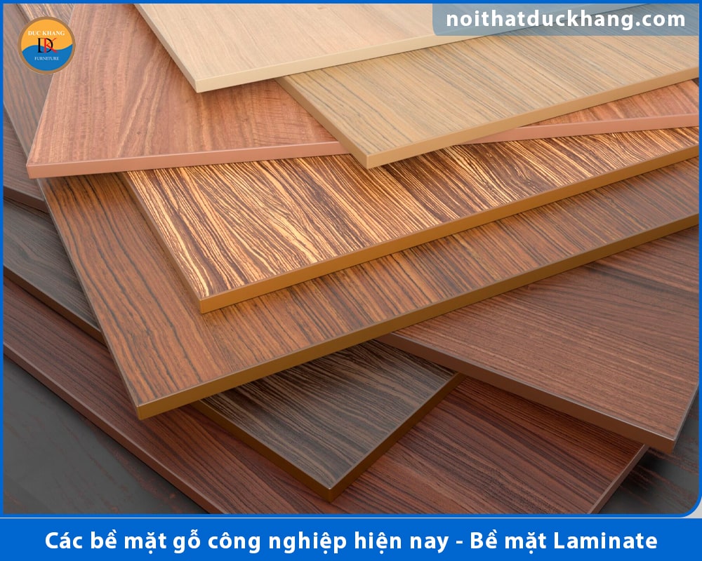 Các bề mặt gỗ công nghiệp phổ biến hiện nay - Bề mặt Laminate