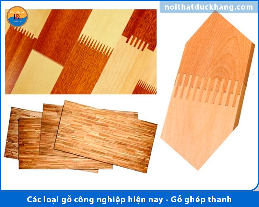 Các loại gỗ công nghiệp hiện nay phổ biến trên thị trường - Gỗ ghép thanh