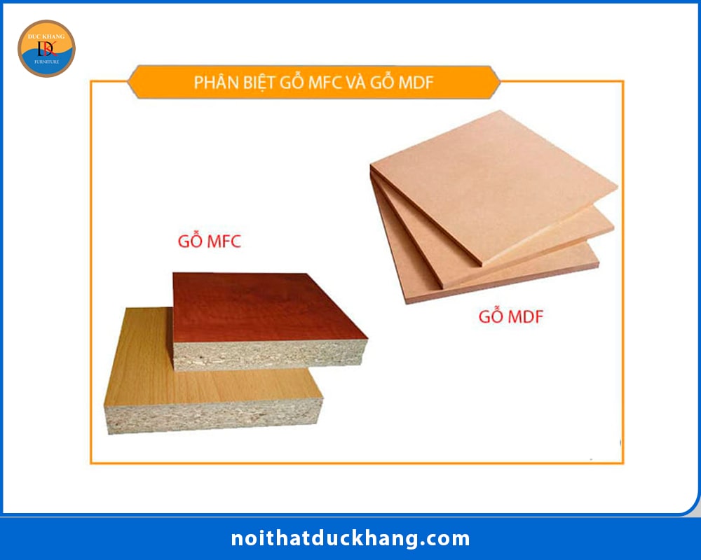 Cách phân biệt gỗ MFC và gỗ MDF