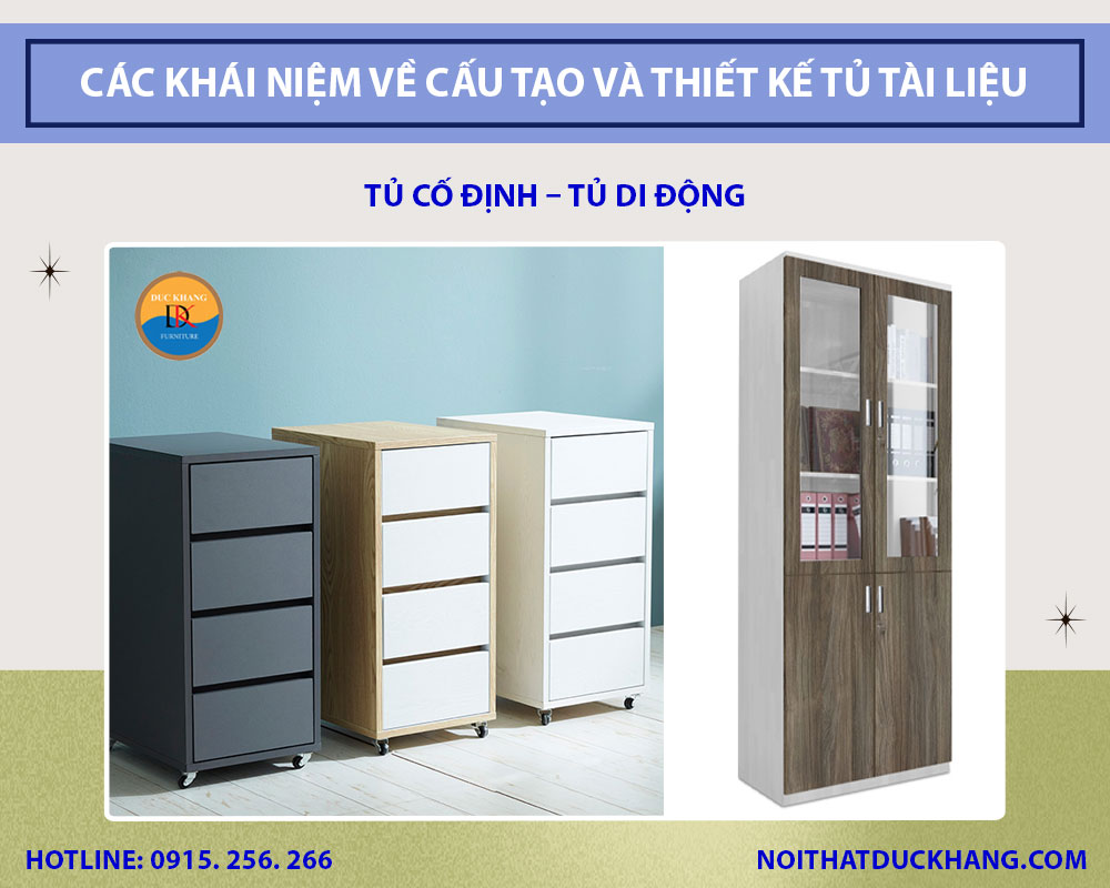 Tủ cố định - Tủ di động Tủ cố định - Tủ di động