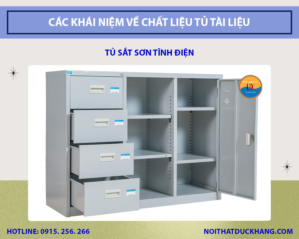 Tủ sắt sơn tĩnh điện Tủ sắt sơn tĩnh điện