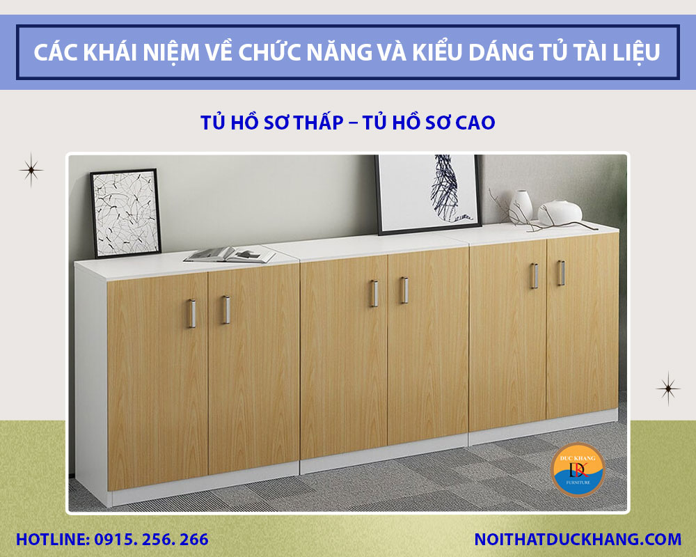 Tủ hồ sơ thấp - Tủ hồ sơ cao Tủ hồ sơ thấp - Tủ hồ sơ cao