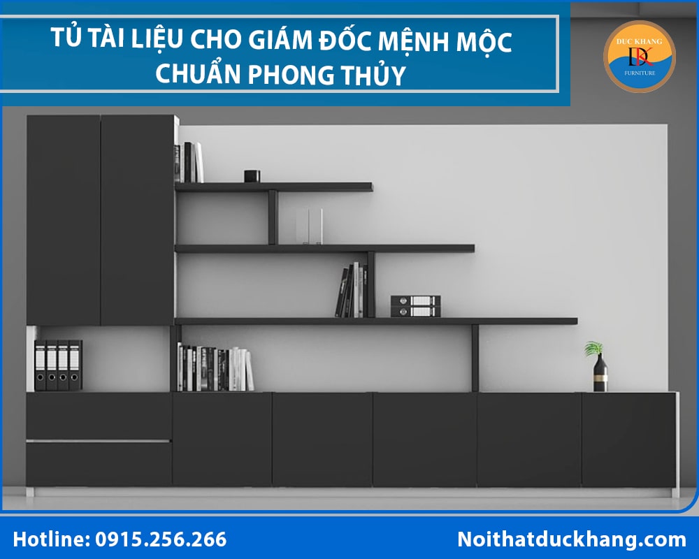 Cách chọn tủ tài liệu cho giám đốc mệnh Mộc chuẩn phong thủy