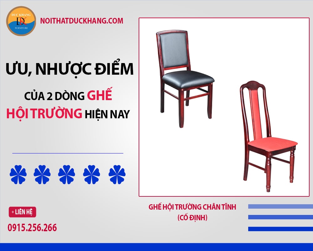 Ghế hội trường chân tĩnh (cố định) Ghế hội trường chân tĩnh (cố định)