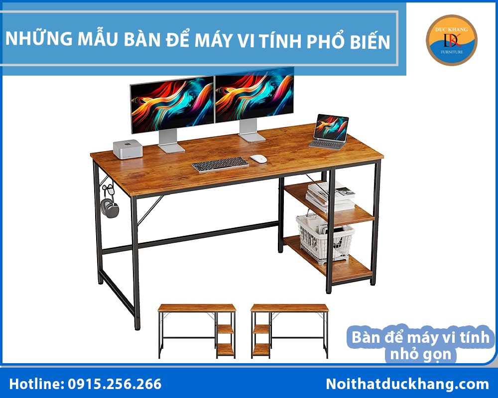 Bàn để máy vi tính nhỏ gọn cho sinh viên, nhân viên văn phòng Bàn để máy vi tính nhỏ gọn cho sinh viên, nhân viên văn phòng