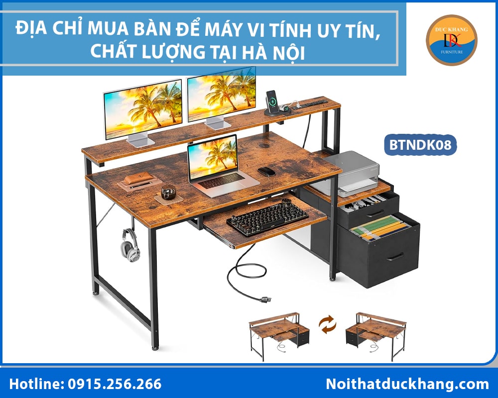 Địa chỉ mua bàn để máy vi tính uy tín, chất lượng tại Hà Nội Địa chỉ mua bàn để máy vi tính uy tín, chất lượng tại Hà Nội