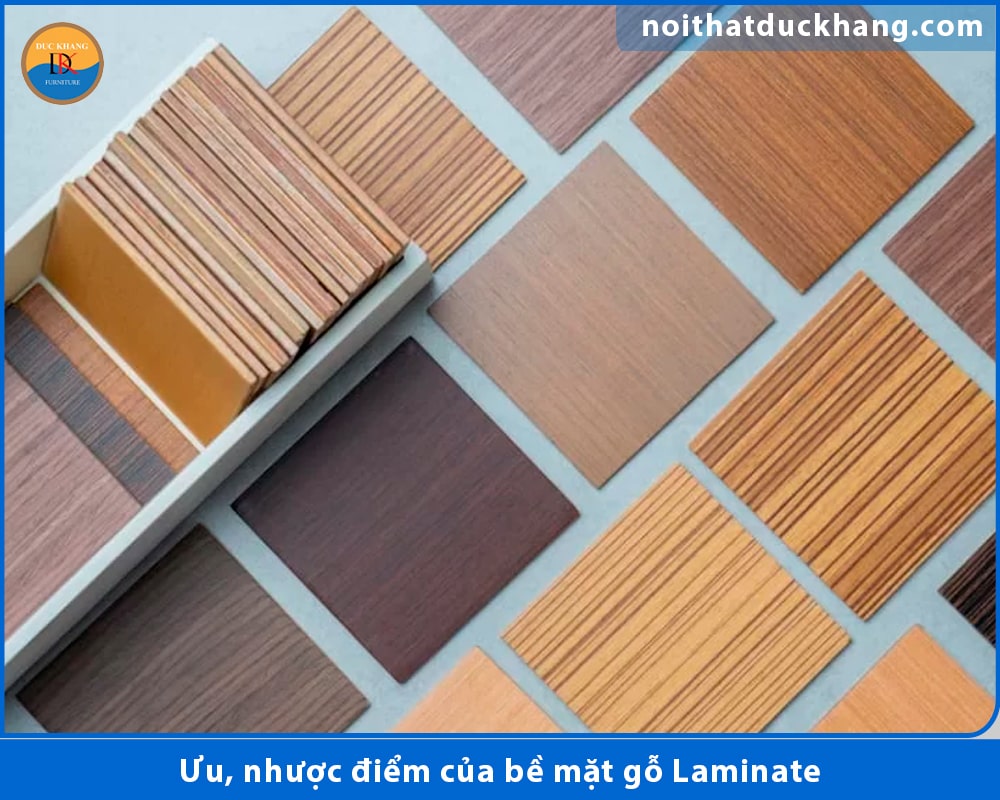 Ưu, nhược điểm của bề mặt gỗ Laminate