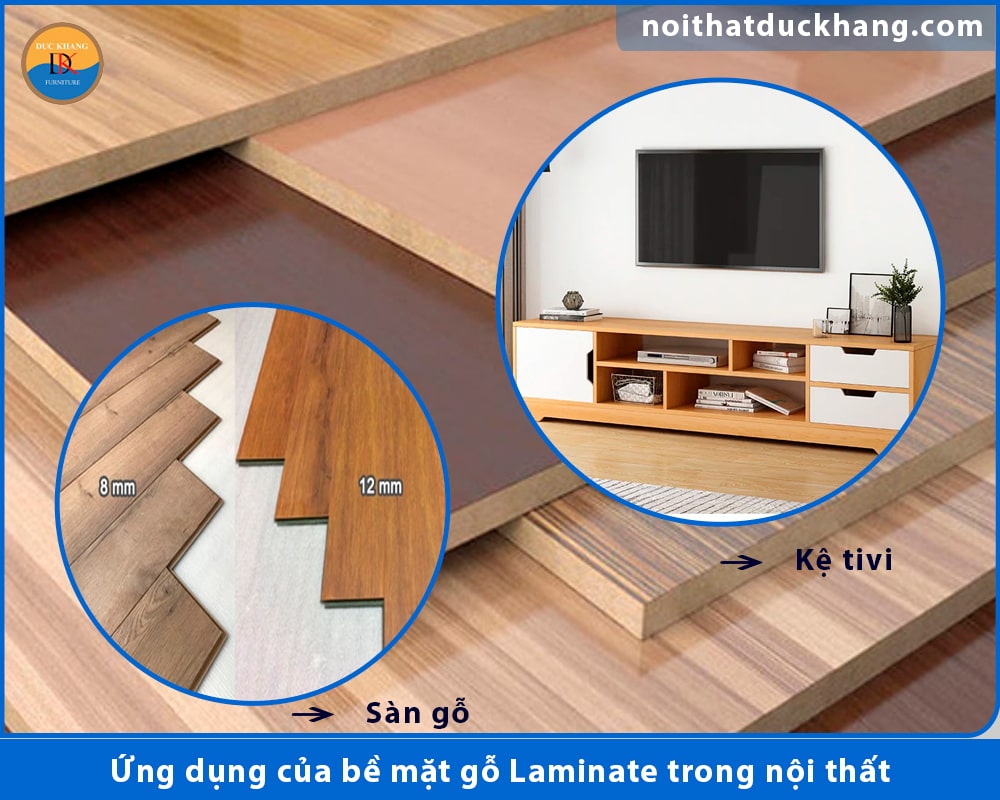 Bề mặt gỗ Laminate là gì? Cấu tạo và ứng dụng?