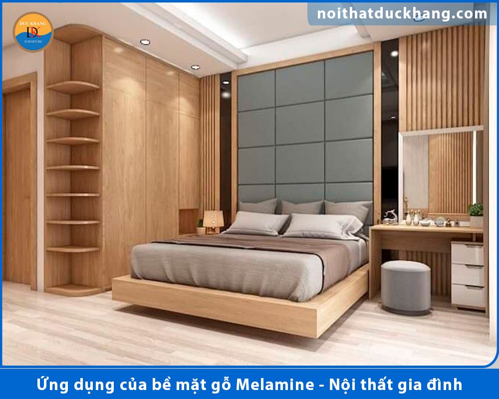 Ứng dụng của bề mặt gỗ Melamine - Nội thất gia đình