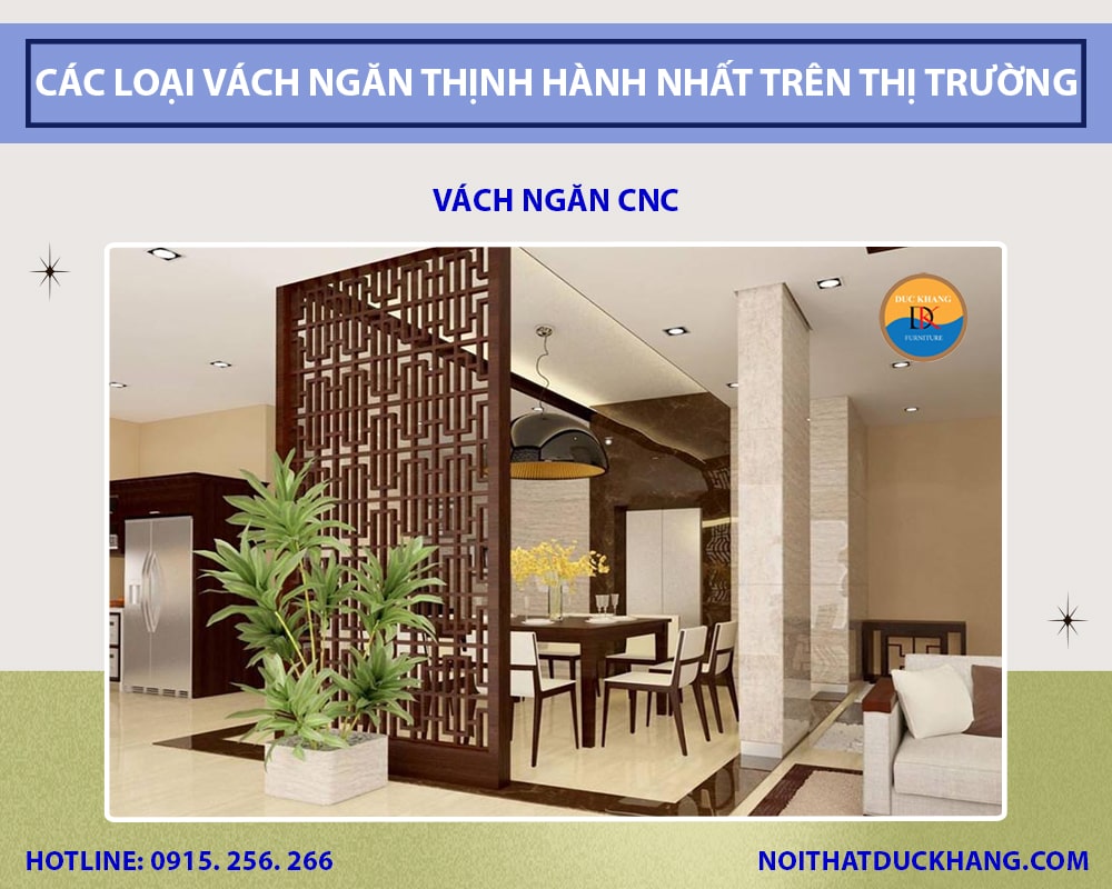 Tìm hiểu các loại vách ngăn thịnh hành nhất trên thị trường