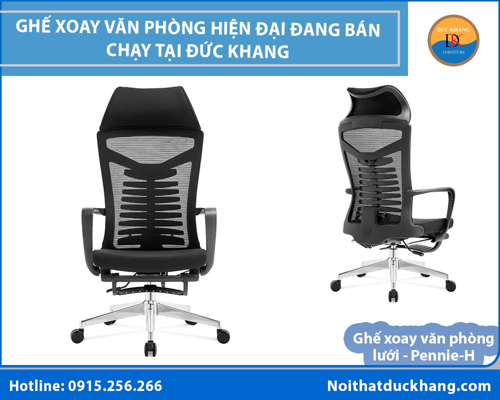 Những mẫu ghế xoay văn phòng hiện đại, nổi bật tại Đức Khang Những mẫu ghế xoay văn phòng hiện đại, nổi bật tại Đức Khang