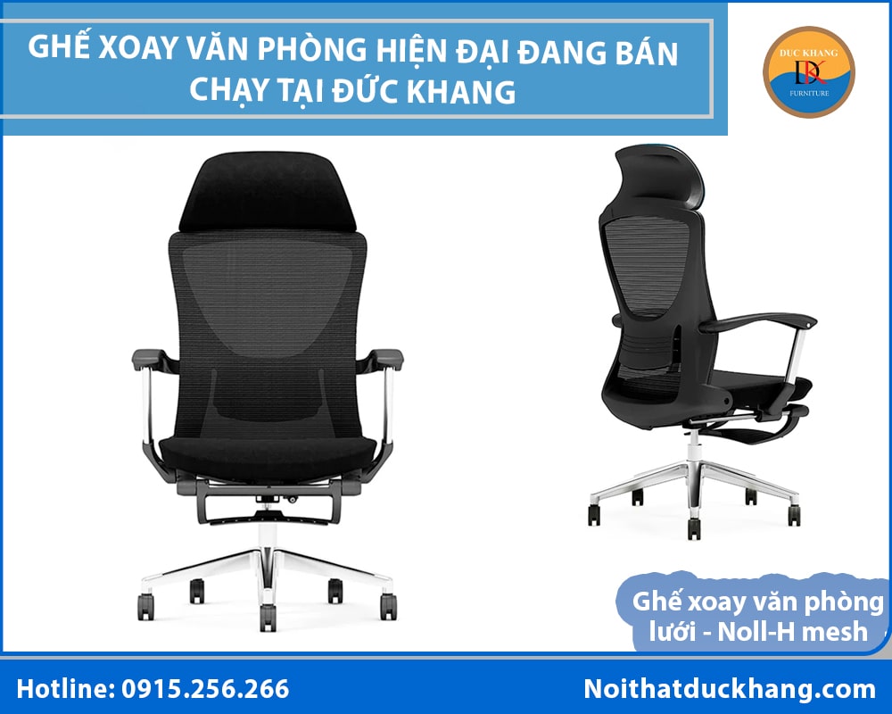 Những mẫu ghế xoay văn phòng hiện đại, nổi bật tại Đức Khang Những mẫu ghế xoay văn phòng hiện đại, nổi bật tại Đức Khang