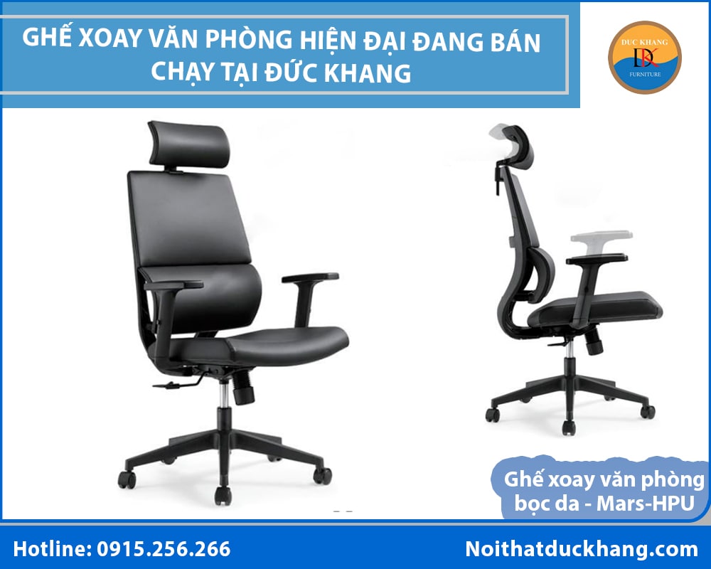Những mẫu ghế xoay văn phòng hiện đại, nổi bật tại Đức Khang Những mẫu ghế xoay văn phòng hiện đại, nổi bật tại Đức Khang