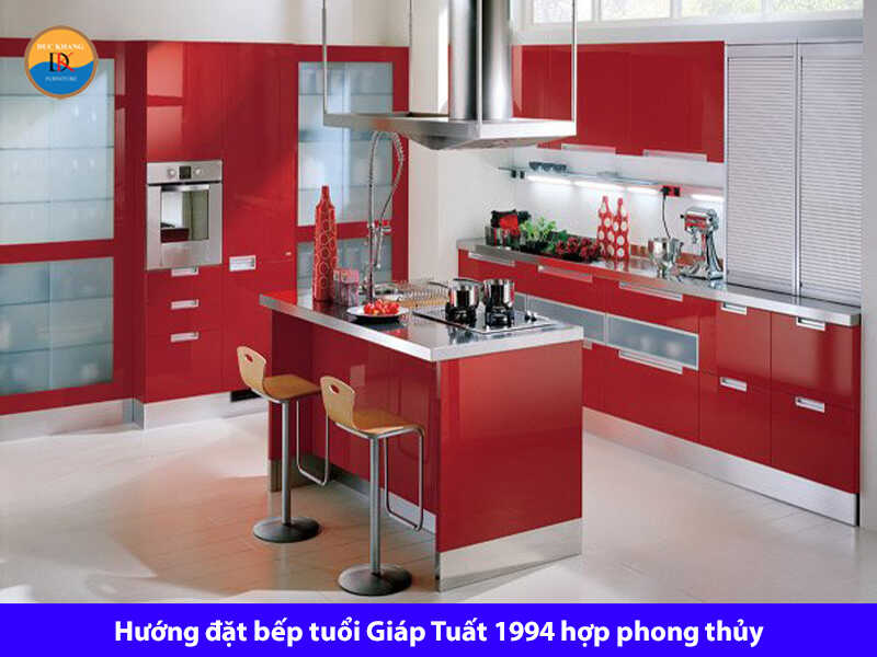 Hướng đặt bếp tuổi Giáp Tuất 1994 hợp phong thủy