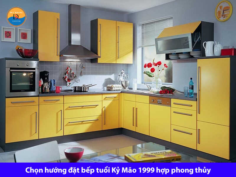 Chọn hướng đặt bếp tuổi Kỷ Mão 1999 hợp phong thủy