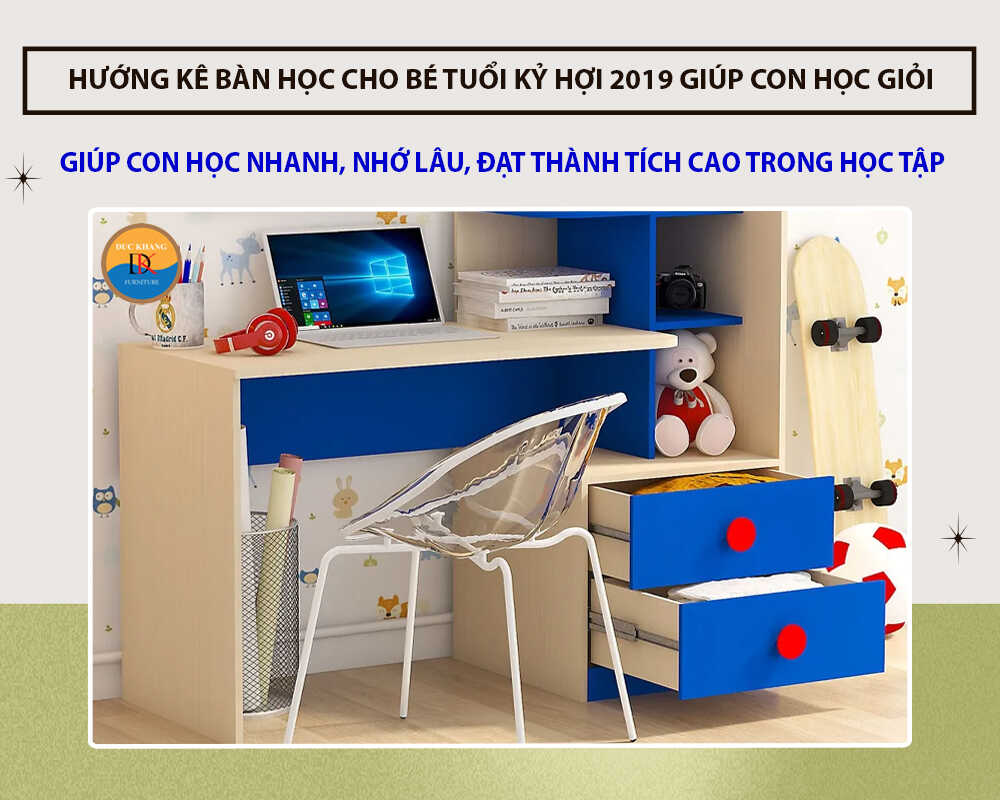 Hướng kê bàn học cho bé tuổi Kỷ Hợi 2019 giúp con học giỏi