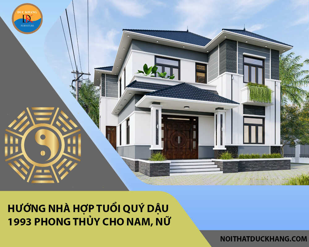 Hướng nhà hợp tuổi Quý Dậu 1993 phong thủy cho Nam, Nữ