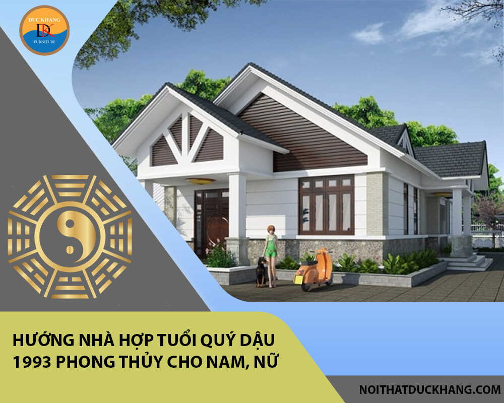 Hướng nhà hợp tuổi Quý Dậu 1993 phong thủy cho Nam, Nữ