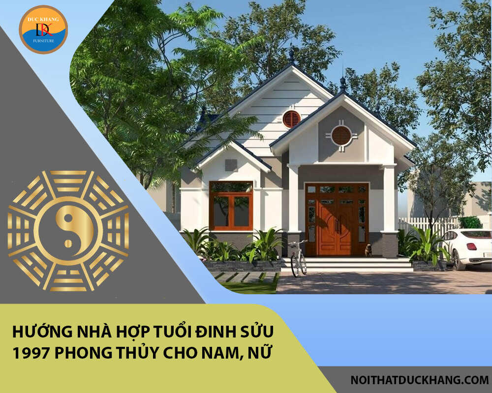 Hướng nhà hợp tuổi Đinh Sửu 1997 phong thủy cho Nam, Nữ