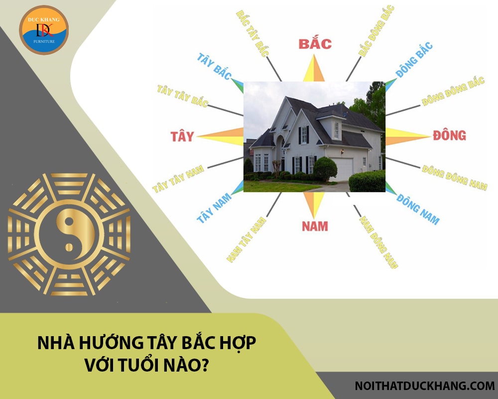 Nhà hướng tây bắc hợp với tuổi nào?