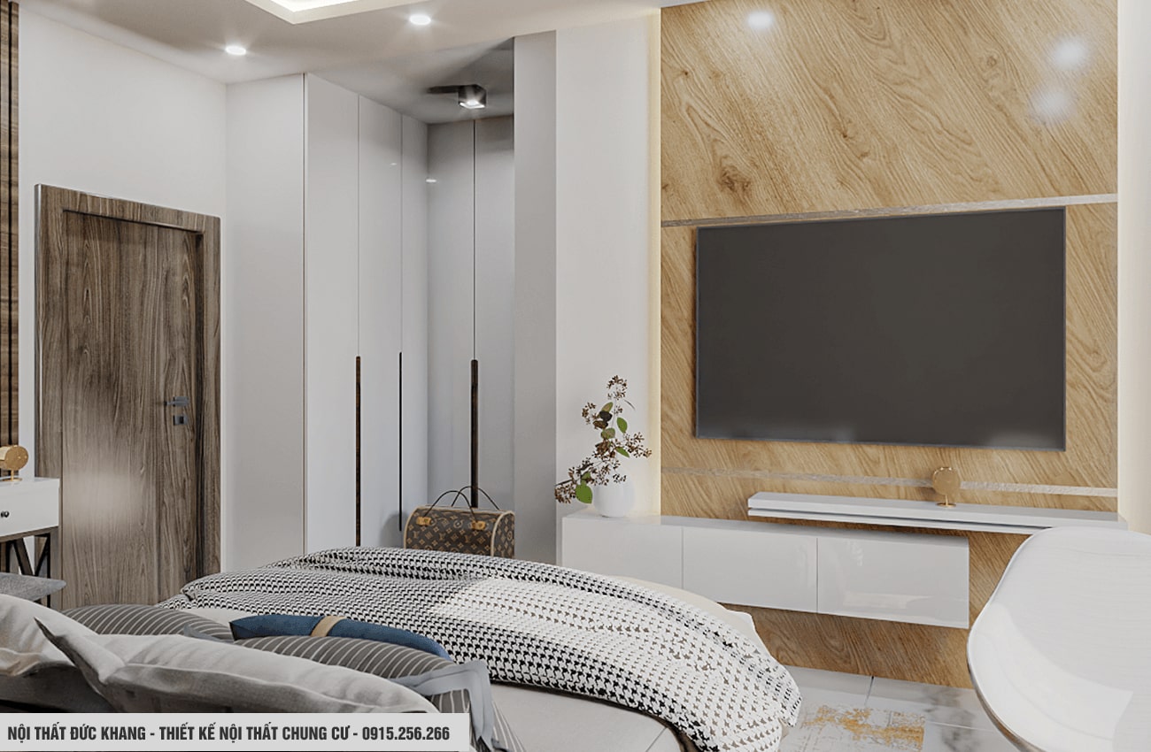 Mẫu 22: Thiết kế nội thất chung cư diện tích 100m2 – 3 phòng ngủ