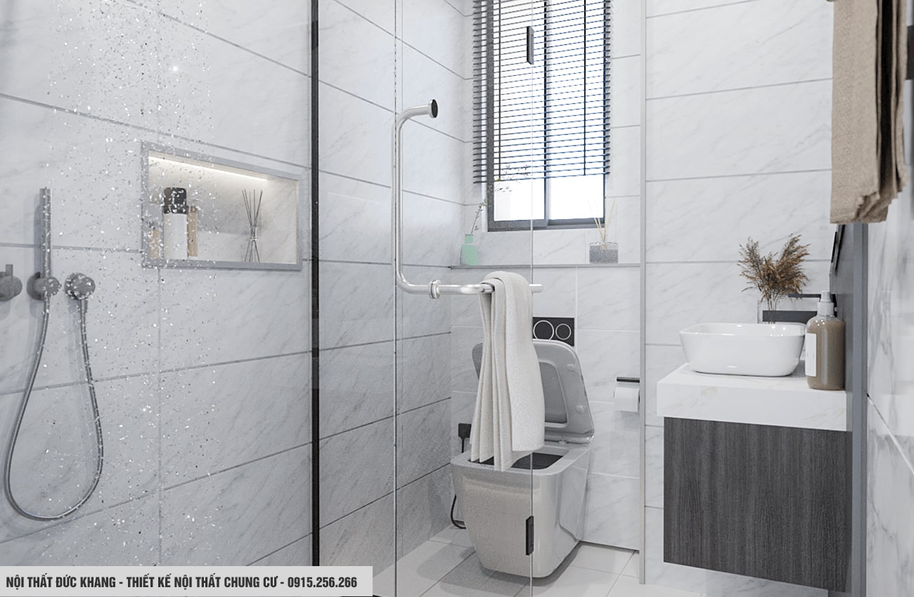 Mẫu 22: Thiết kế nội thất chung cư diện tích 100m2 – 3 phòng ngủ