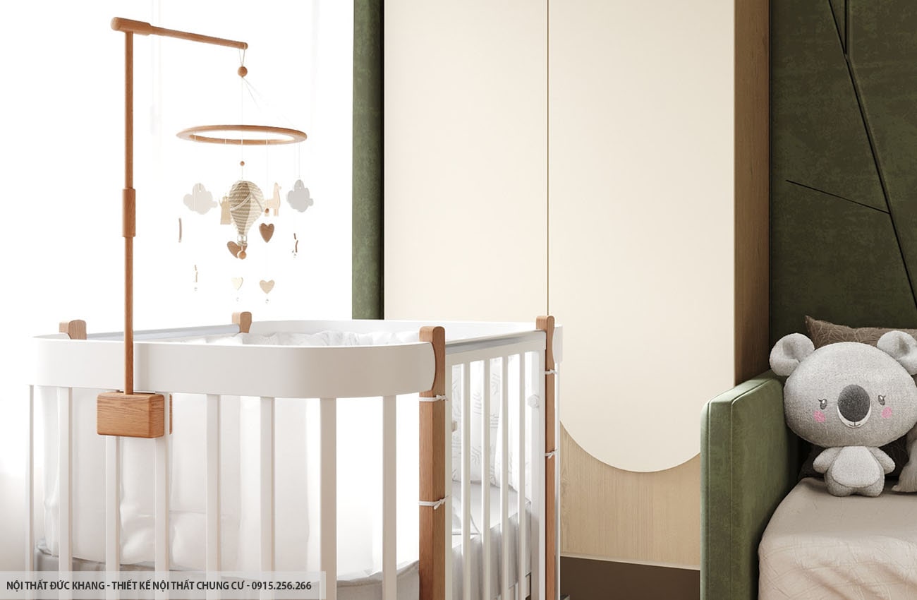 Mẫu 10: Thiết kế nội thất chung cư diện tích 60m2 – 2 phòng ngủ