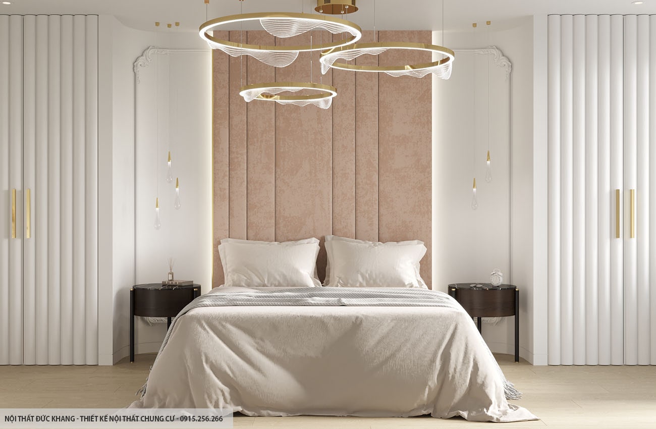 Mẫu 10: Thiết kế nội thất chung cư diện tích 60m2 – 2 phòng ngủ