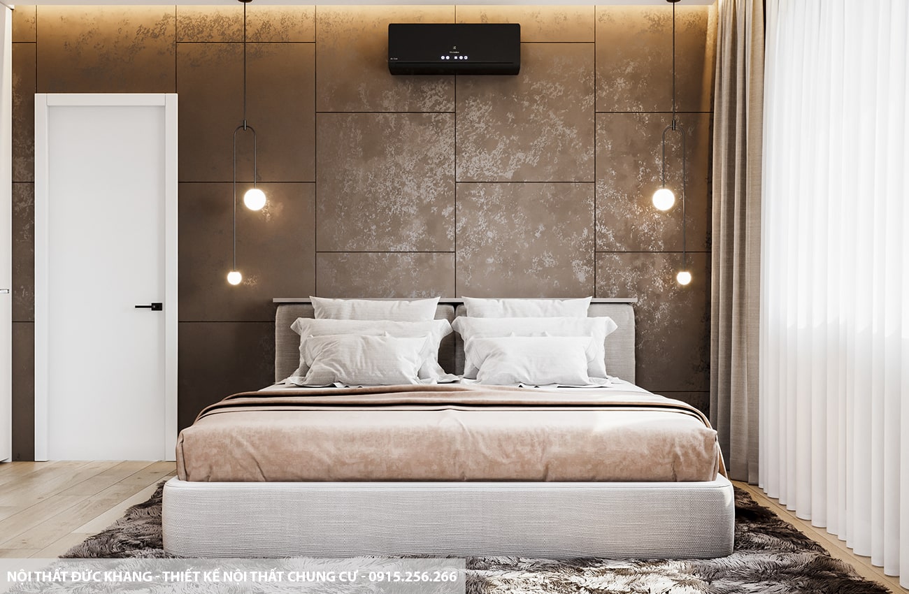 Mẫu 12: Thiết kế nội thất chung cư diện tích 65m2 – 2 phòng ngủ