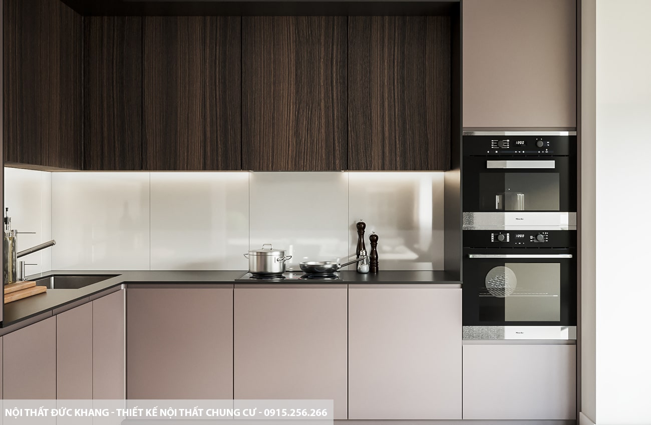 Mẫu 12: Thiết kế nội thất chung cư diện tích 65m2 – 2 phòng ngủ