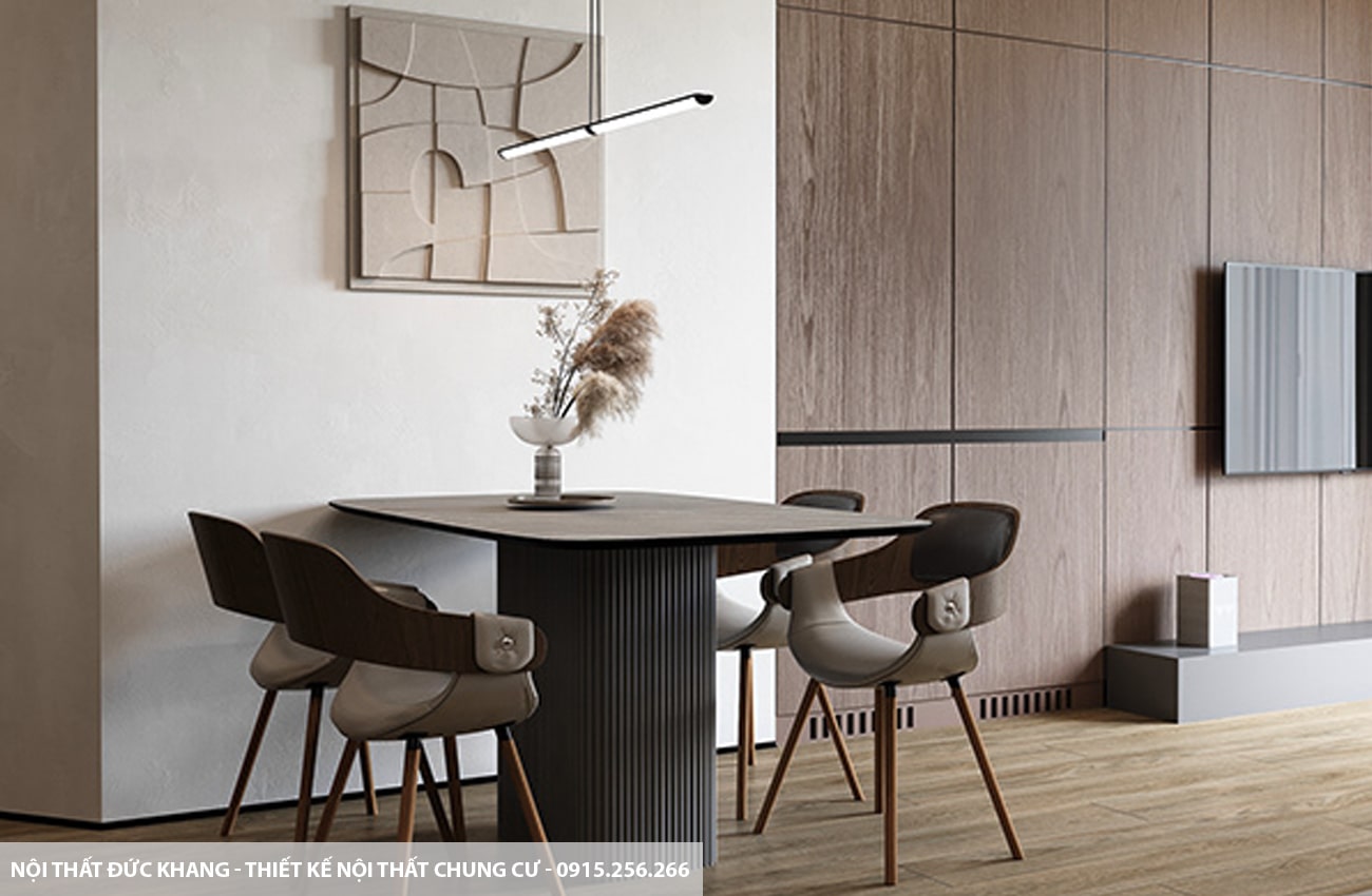 Mẫu 16: Thiết kế nội thất chung cư diện tích 78m2 – 2 phòng ngủ