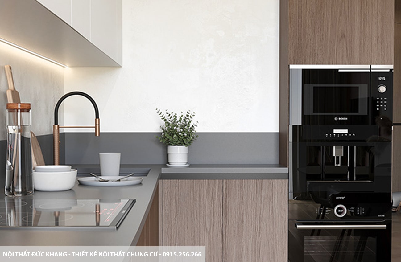 Mẫu 16: Thiết kế nội thất chung cư diện tích 78m2 – 2 phòng ngủ