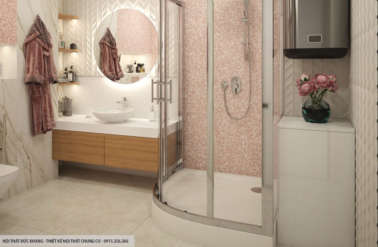 Mẫu 17: Thiết kế nội thất chung cư diện tích 80m2 – 2 phòng ngủ