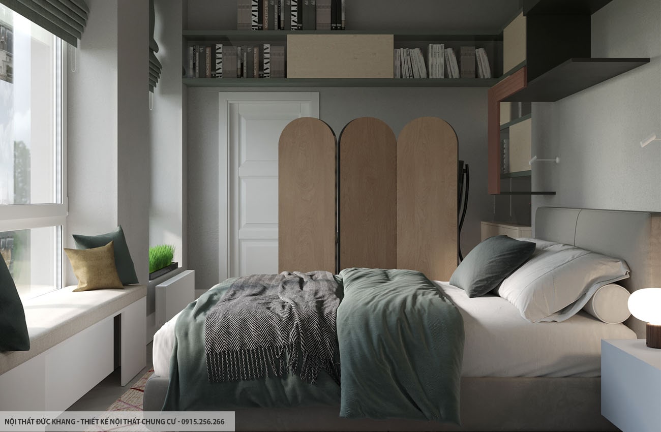 Mẫu 18: Thiết kế nội thất chung cư diện tích 85m2 – 3 phòng ngủ