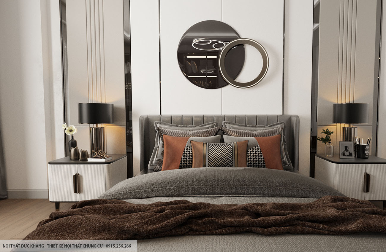 Mẫu 19: Thiết kế nội thất chung cư diện tích 90m2 – 3 phòng ngủ